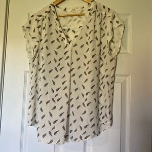 Feathered Blouse